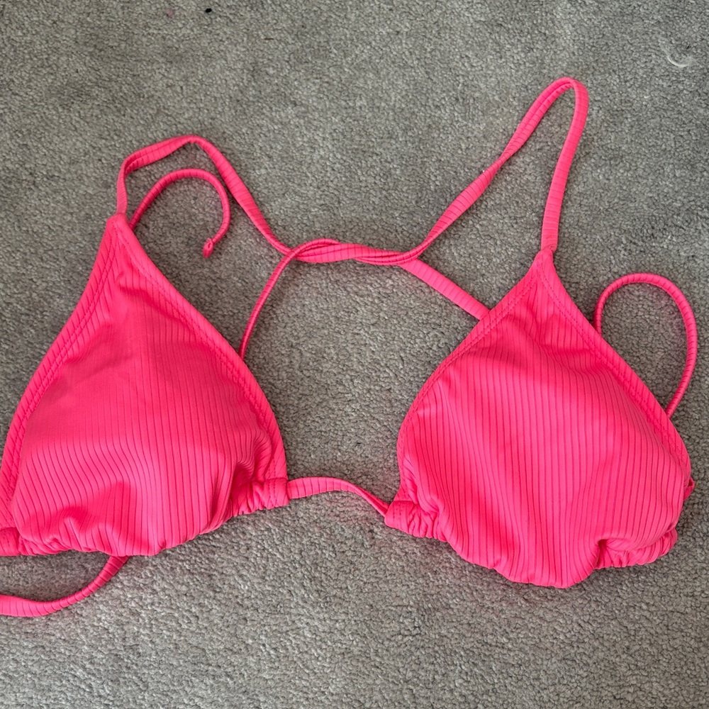 Wild Fable Hot Pink Bikini Top size L